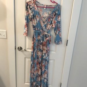 Pink Blush Maternity Maxi Dress